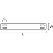 HellermannTyton - Kabelmarkierungssystem Kennzeichnungsschild AT1-N66-NA-C1 − 100 Stück