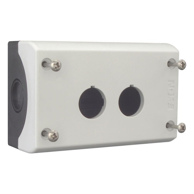 Eaton - Gehäuse für Befehls- und Meldegeräte Aufbaugehäuse M22-I2 f.2 Taster 22mm