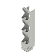 Weidmüller - Elektronik-Leergehäuse Seitenelement IP20 CH20M17 S#2554700000 verbaut Kunststoff − 12 Stück