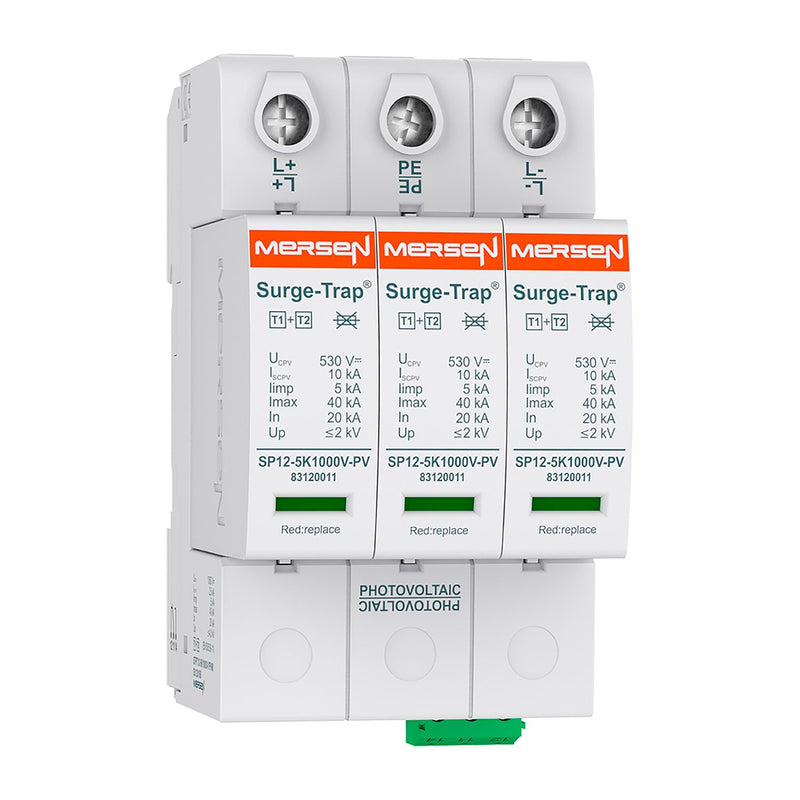 Mersen - Überspannungsableiter für Energietechnik/Stromversorgung Überspg.-Ableiter Typ 1+2 STPT12-5K1000V-YPVM 5kA Ucpv1060V Y PV