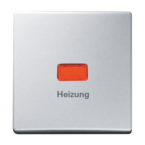 Busch-Jaeger - Abdeckung/Bedienelement für Installationsschalterprogramme Wippe alu 2102 H-33 Heizung-Notschalter