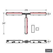 LTS Licht&Leuchten - Elektrisches Zubehör/Ersatzteile für Leuchten L-Verbinder NEOAT/PEOUTR9514KEsw schwarz