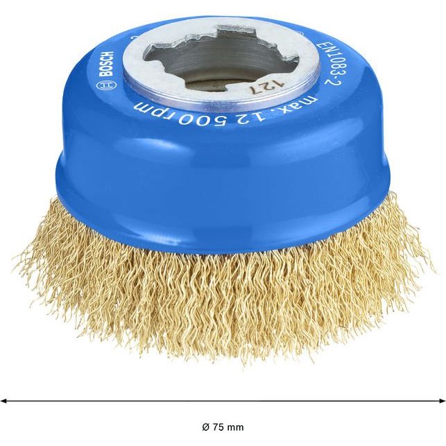 Bosch - Rotierende Drahtbürste PRO Metal clean X-Lock 2608620730 Topfbürste 75 x 0,30