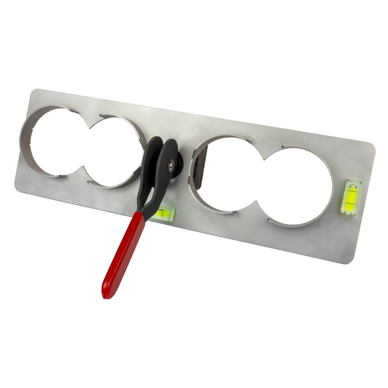Primo - Bohrschablone Gerätedosen Unterputzbohrschablone P718-05 82 mm 5-Fach