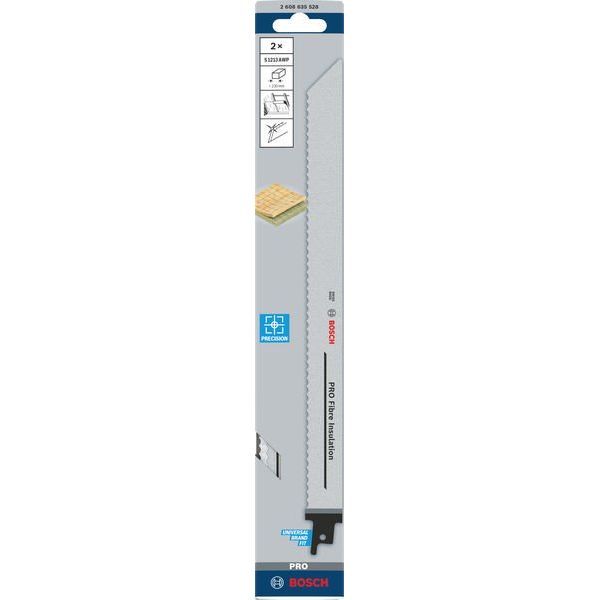 Bosch - Säbelsägeblatt PRO Fibre Insulation 2608635528 S1213AWP Blatt 1,5 x