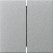Gira - Abdeckung/Bedienelement für Installationsschalterprogramme Wippe 2f gerade 349526 F Alu