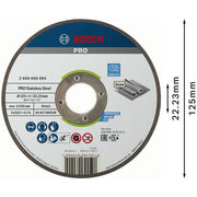 Bosch - Trenn-/Schleifscheibe PRO Stainless Steel 2608600094 Trennscheibe 125 x 2