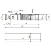 DEHN - Zubehör/Ersatzteile für Erdung und Blitzschutz ISO Anschlusselement AE ISO RIV KF#819647 − 5 Stück