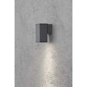 Gnosjö Konstsmide AL - Decken-/Wandleuchte Wandleuchte anth-lack/al 7908-370 GU10 halogen
