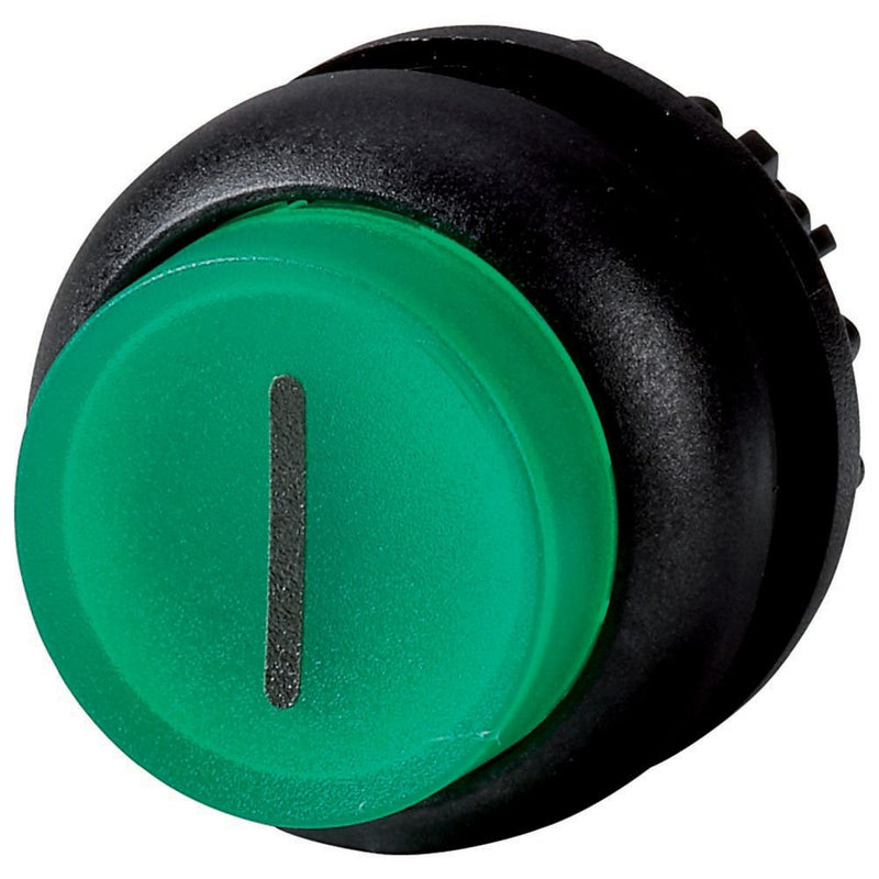 Eaton - Frontelement für Drucktaster Leuchtdrucktaste M22S-DRLH-G-X1 hoch,grün,beschr