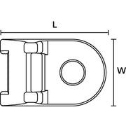 HellermannTyton - Befestigungssockel und -element für Kabelbinder Kabelhalter CTMM8-PA6GF30-BK 38x24mm − 250 Stück