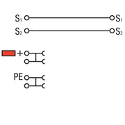 WAGO - Initiator/Aktor-Reihenklemme 3-Leiter-Aktorenklemme 2000-5310/101-000 für NPN-(minus-) − 50 Stück