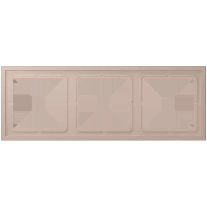 Jung - Abdeckrahmen Rahmen 3-fach LCZ 983 BF 240 ombre brulee claire
