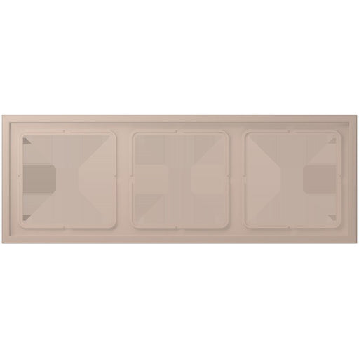 Jung - Abdeckrahmen Rahmen 3-fach LCZ 983 BF 240 ombre brulee claire