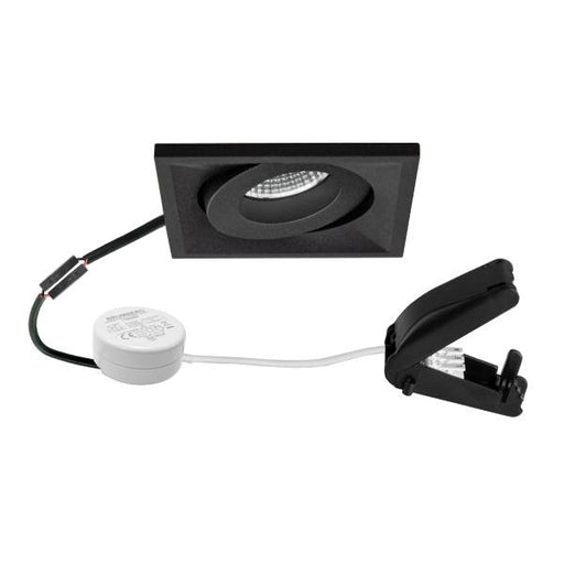 Brumberg Leuchten - Downlight/Strahler/Flutlicht LED-Einbaustrahler 230V 40497183 3000K, sw
