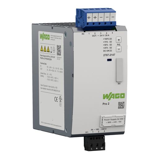 WAGO - Gleichstromversorgung Stromversorgung PRO 2 2787-2147 1-ph DC24V 20A − 1 Stück