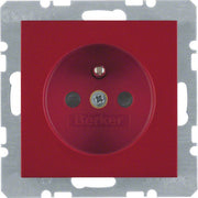 Berker - Steckdose rt/gl 6765768962 m.Schutzkontakt