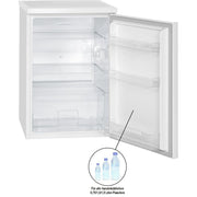 Bomann DA - Kühlschrank Vollraum-Kühlgerät VS 2185.1 ws 56cm1,37L