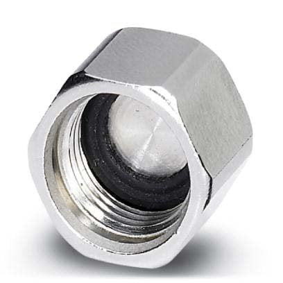Phoenix Contact - Verschlussschraube Verschlusskappe PROT-M12 FS-M M12 aus Metall − 10 Stück