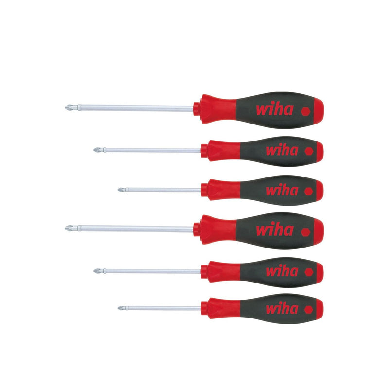 Wiha - Schraubendreherset Schraubendrehersatz 311 K6 SATZ 6tlg PH/PZ SoftFinish