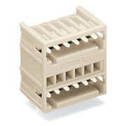 WAGO - Leiterplattensteckverbinder THT-DoppelstockStiftleiste 734-409 1,0x1,0,abgew.,lgr − 50 Stück