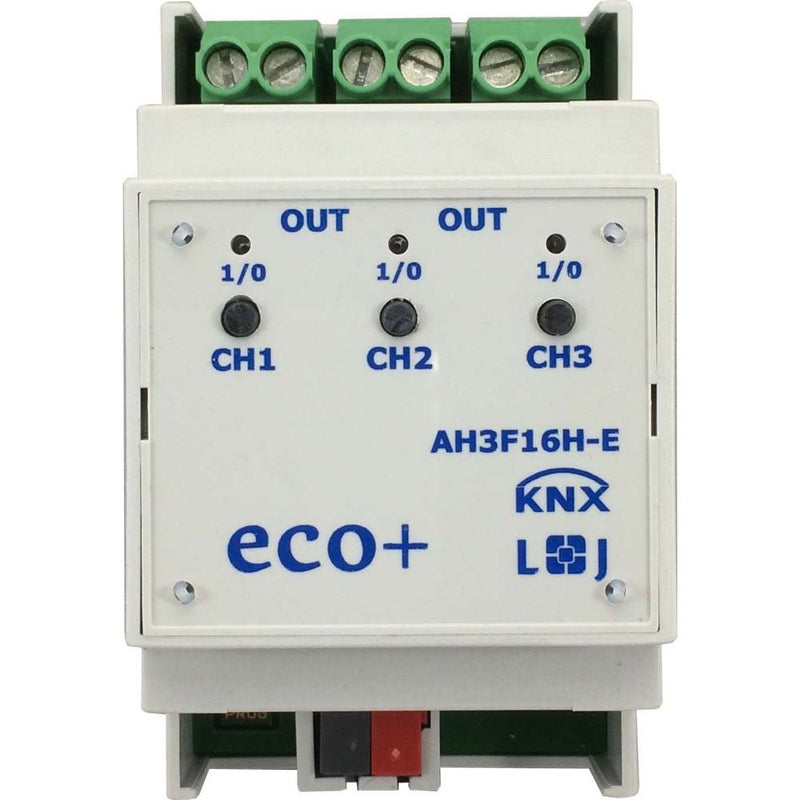 Lingg&Janke - Bussystem-Schaltaktor KNX Schaltaktor eco+ AH3F16H-E 3-fach 16A 3TE − 1 Stück