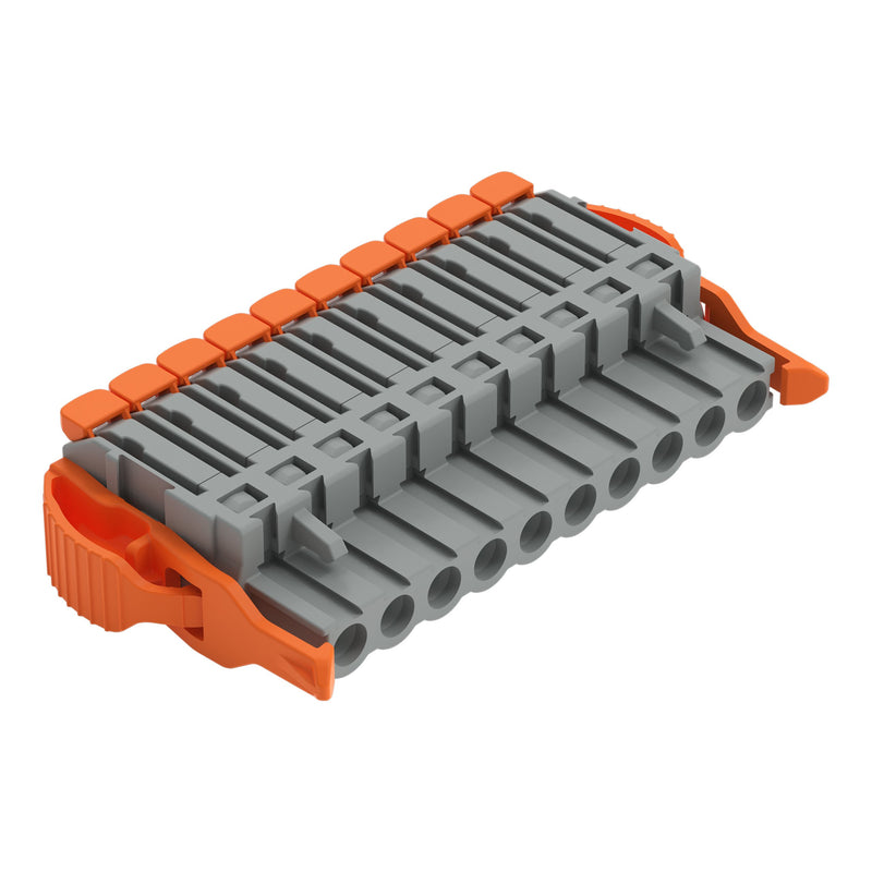 WAGO - Kabelsteckverbinder für Leiterplattensteckverbinder 1-Leiter-Federleiste 2231-1110/038-000 Push-in CAGECLAMP,gr − 50 Stück