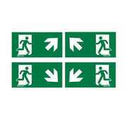 ESYLUX - Piktogramm für Not-/Hinweisleuchte Ersatz-Piktogrammfolien SLE 24 SYMBOL SET II 4 Folien 24m