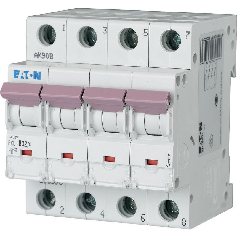 Eaton - Leitungsschutzschalter PXL-B32/4 32A, 4p,Steckkl. B