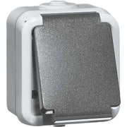 Peha - Schalter-/Steckdosenkombination SCHUKO-Steckdose 1-fach gr D 6620 WAB SI 16A 250V 2-pol