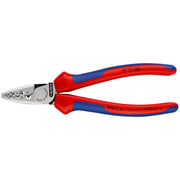 Knipex - Presswerkzeug Kabelschuhe/Verbinder, Aderendhülsen, Schirmanschluss Crimpzange 97 72 180 180mm
