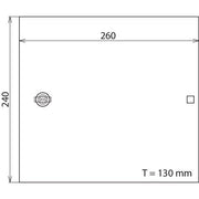 DEHN - Leergehäuse Potentialausgleich-Gehäuse DPG LSA 30 P f.3 LSA-Leiste 10/2