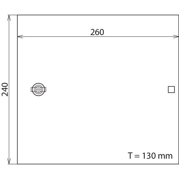 DEHN - Leergehäuse Potentialausgleich-Gehäuse DPG LSA 30 P f.3 LSA-Leiste 10/2