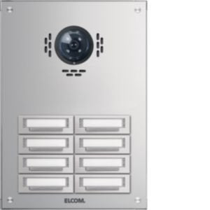 Elcom - Klingeltableau für Türkommunikation AP-Türstation TAP-8/2 Stabila alu f.BTC 8/2 AP