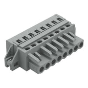 WAGO - Kabelsteckverbinder für Leiterplattensteckverbinder 1-Leiter-Federleiste 231-108/027-000 CAGECLAMP,2,5 mm²,gr − 50 Stück