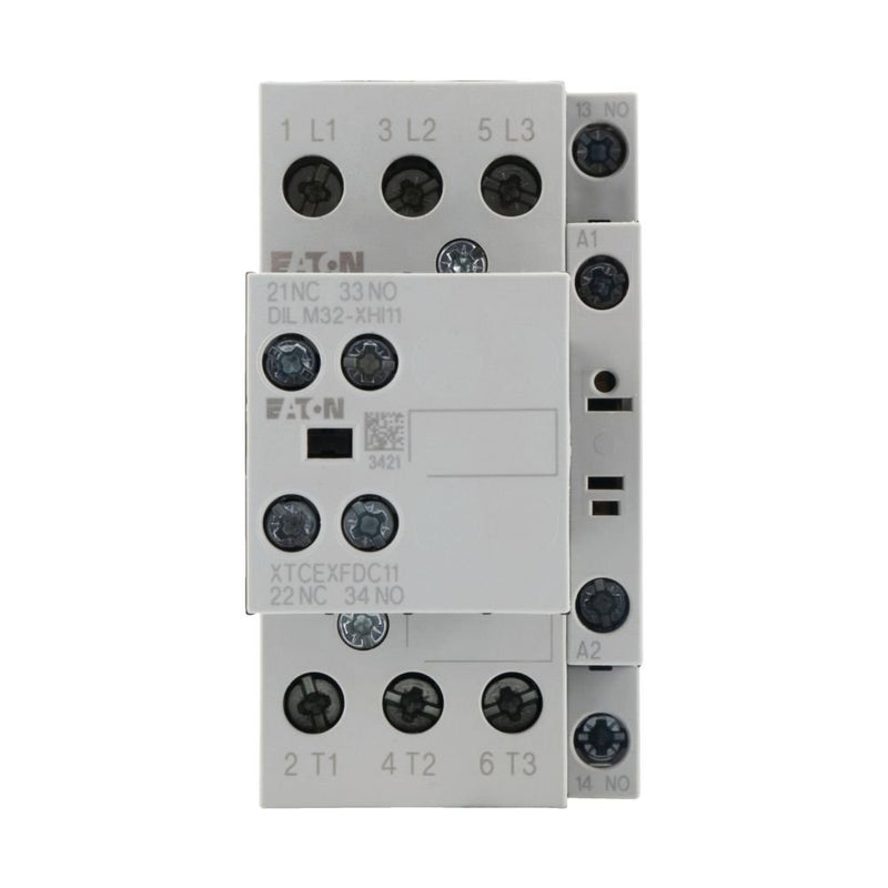 Eaton - Leistungsschütz zum Schalten von Wechselstrom Leistungsschütz DILM32-21(RDC24) 2S/1Ö 15kW/400V,AC