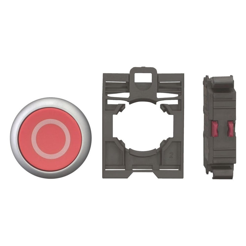 Eaton - Frontelement für Drucktaster Drucktaste RMQ-Titan M22-D-R-X0-K01-BVP flach tastend rot