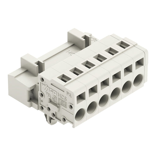 WAGO - Kabelsteckverbinder für Leiterplattensteckverbinder 1-Leiter-Stiftleiste 721-606/018-000 CAGECLAMP,2,5mm²,lgr − 50 Stück