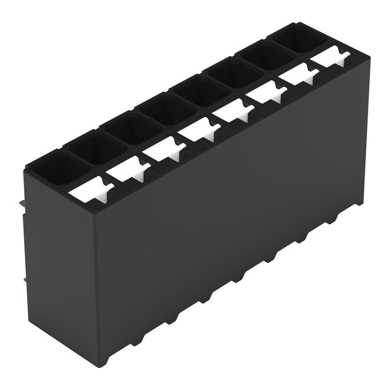 WAGO - Leiterplattenklemme THR-Leiterplattenklemme 20861208300000900000 Drücker,1,5mm²,sw − 1660 Stück