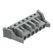 WAGO - Leiterplattensteckverbinder THT-Federleiste abgewink. 232-236/039-000 Rastermaß 5mm,grau − 50 Stück