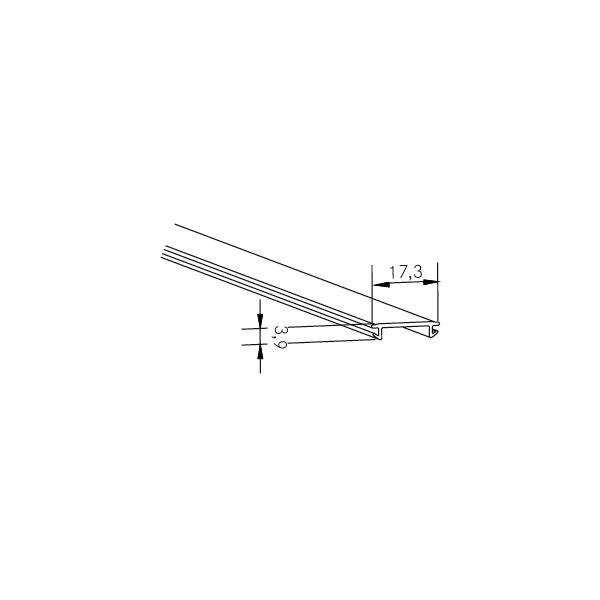 Brumberg Leuchten - Lichttechnisches Zubehör/Ersatzteile für Leuchten KU-Abdeckung opal sw2000mm 53440080