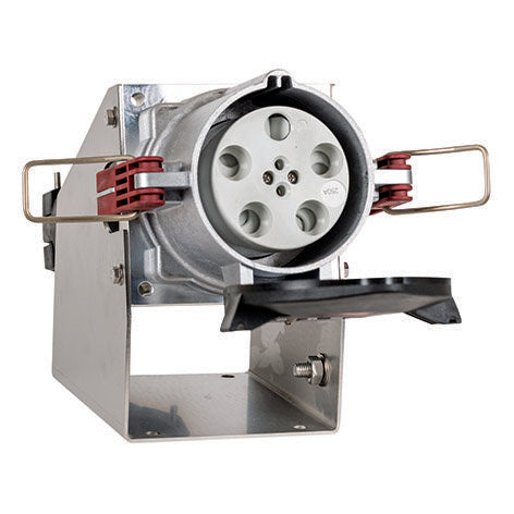 Mennekes - Hochstrom-Rundsteckvorrichtung Wandsteckdose 250A5p6h 75329 400V IP67