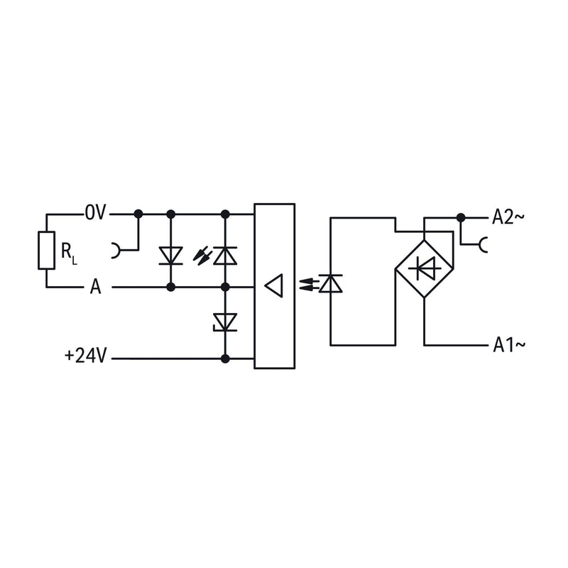 WAGO - Optokoppler Optokoppler-Klemme 859-772 230VAC/24VDC/0,5A
