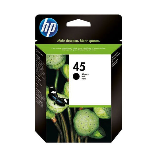 HP - Verbrauchsmaterial für Telefax/Drucker/MFC Tintenpatrone 45/51645AE 42mlsw schwarz