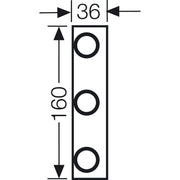 Hensel - D0-Sicherungssockel Reitersicherungselement ZS RS 18 3p.,63A,E18 D02
