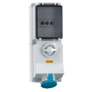 Bals Elektrotech - CEE-Steckdose abschaltbar, abgesichert (IEC 60309) Wandsteckdose abschaltbar 17525 verriegelt abgesich