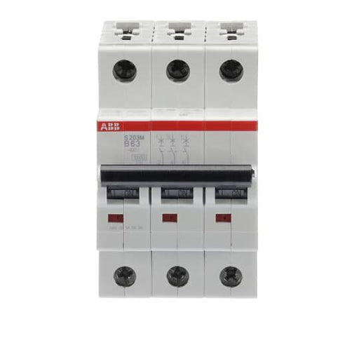 ABB Stotz S&J - Leitungsschutzschalter Sicherungsautomat S203M-B63 10kA 63A B 3p