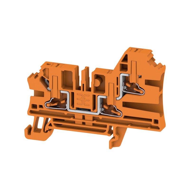Weidmüller - Durchgangs-Reihenklemme AL3C 4 OR − 50 Stück