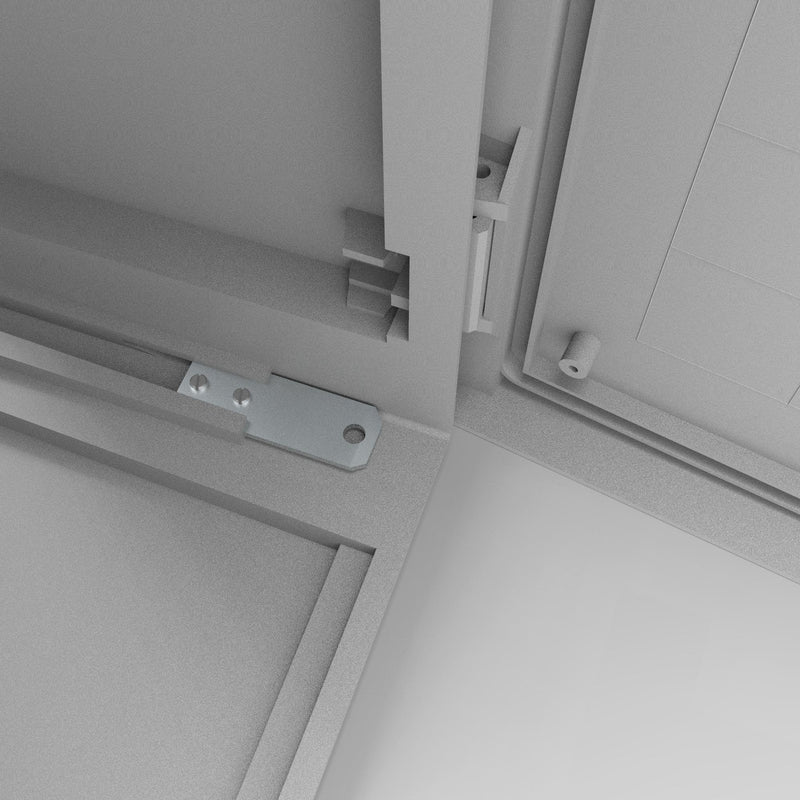 nVent Hoffman - Scharnier für Verteilersysteme Scharniersatz Abdeckplatte UHS01 (VE2) − 1 Packung