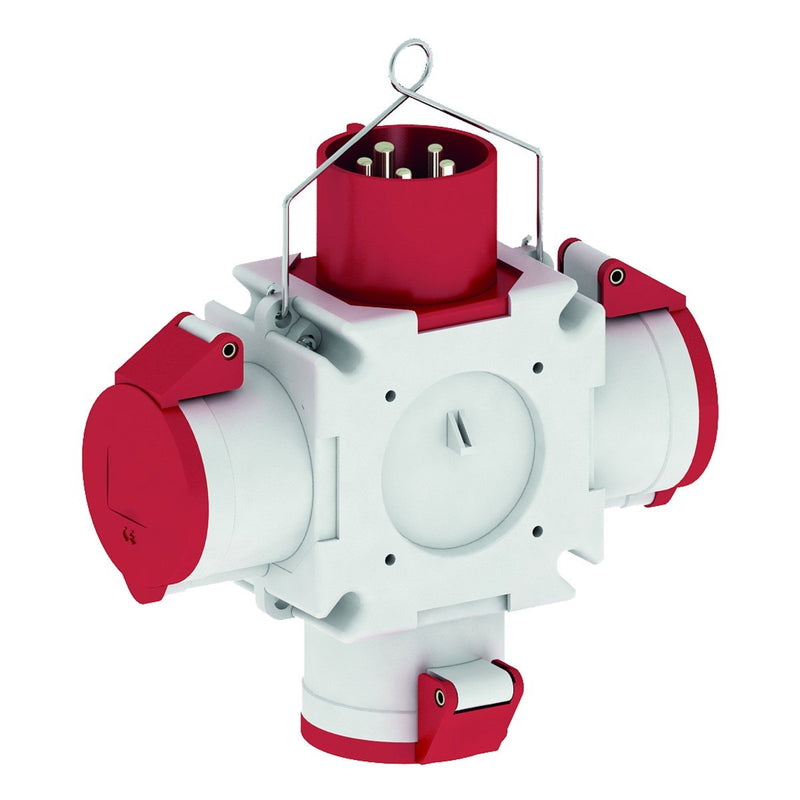 Bals Elektrotech - CEE-Steckdosen-Kombination (IEC 60309) T-V-C Kreuzverteiler 54567